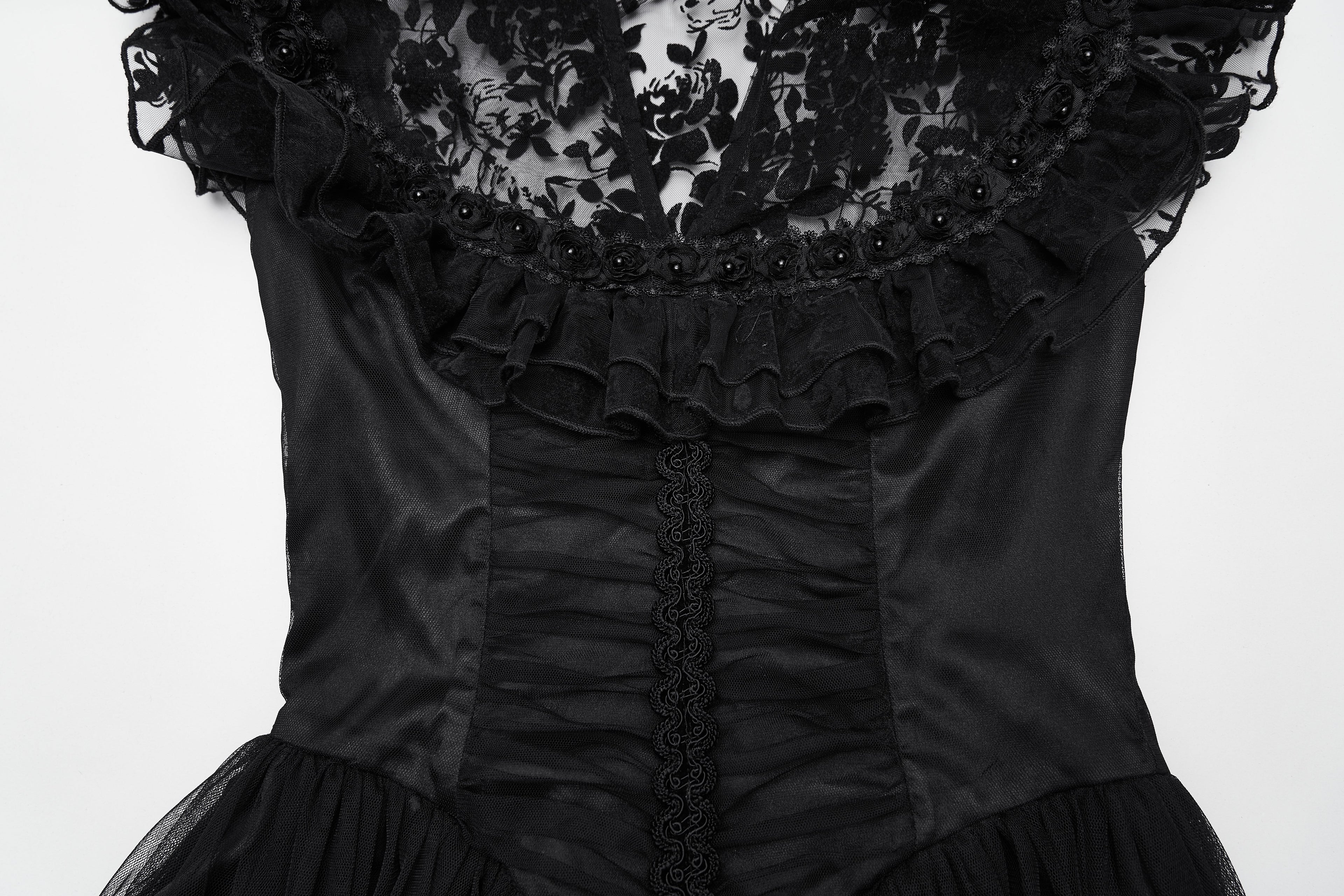 Punk Rave Seraphina Goth Flying Sleeve Dress