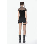 Dark in Love Punk Metal Utility Shorts