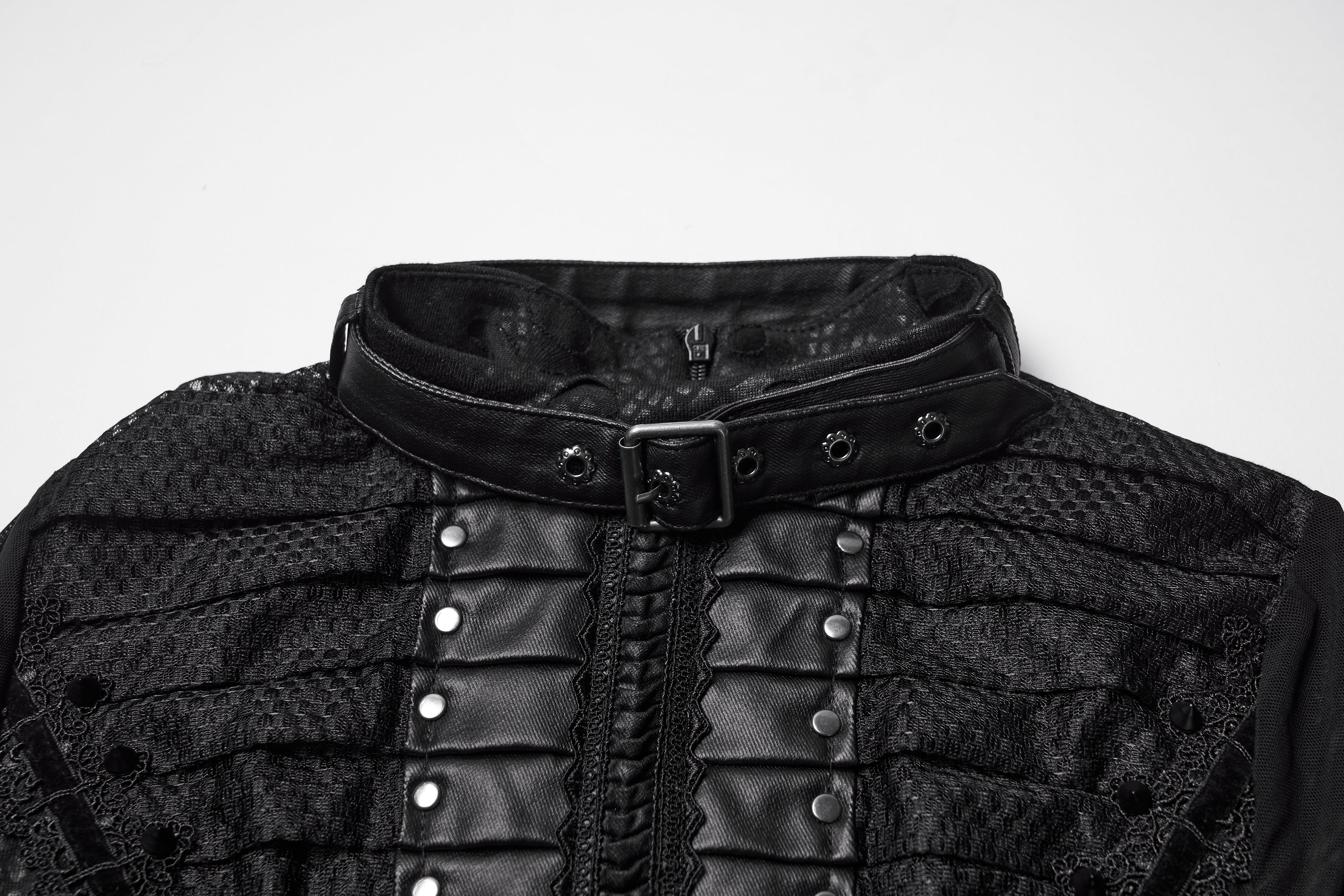 Punk Rave Seraphine Spinal Lace Panel Maxi Dress In Black
