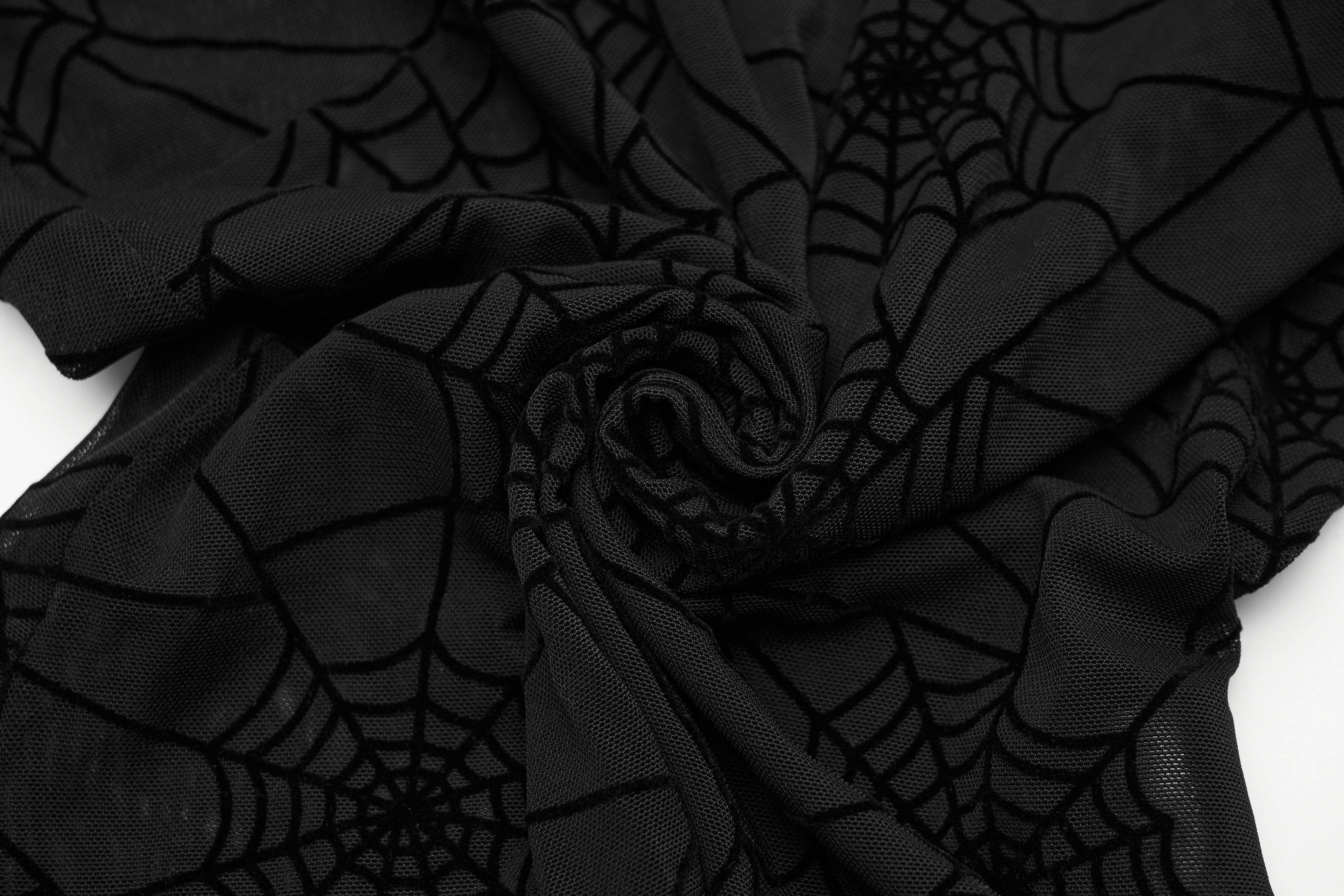 Punk Rave Lilith Gothic Spider Web T-Shirt
