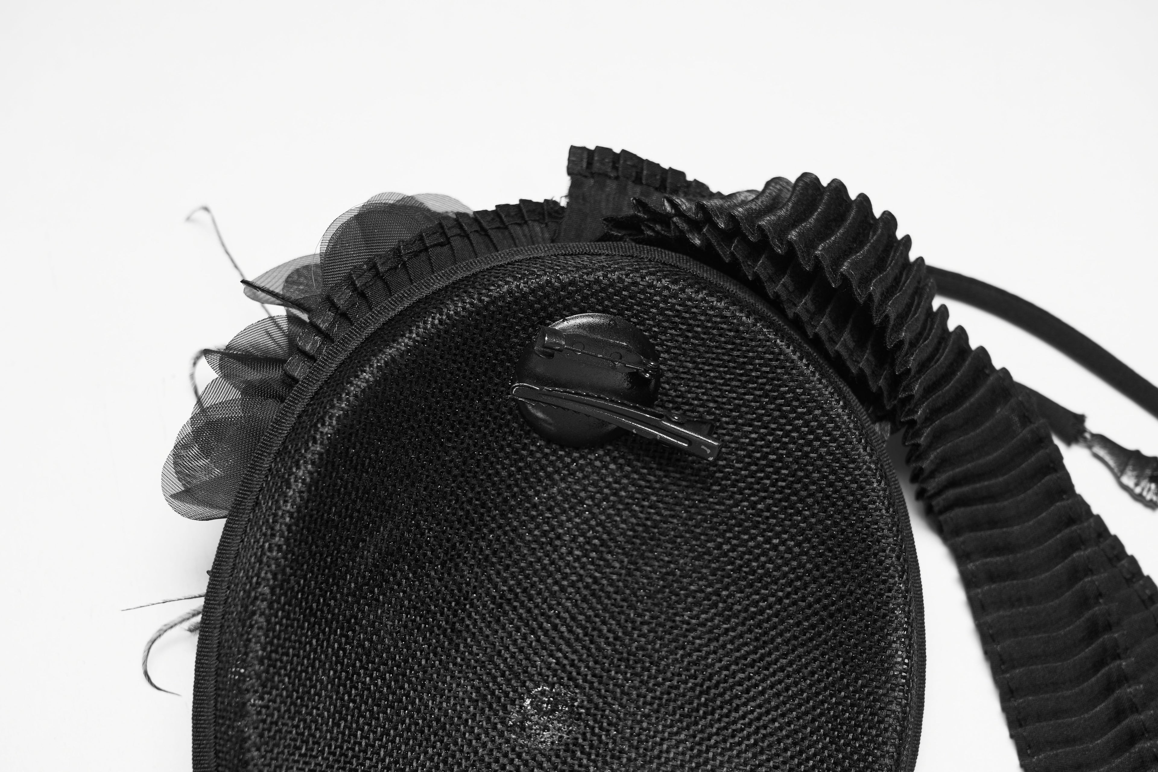 Punk Rave Goth Rose Ribbon Formal Hat