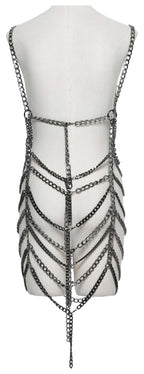 Punk Rave Anslie Metal Chain Dress