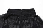 Punk Rave Gothic Applique Top