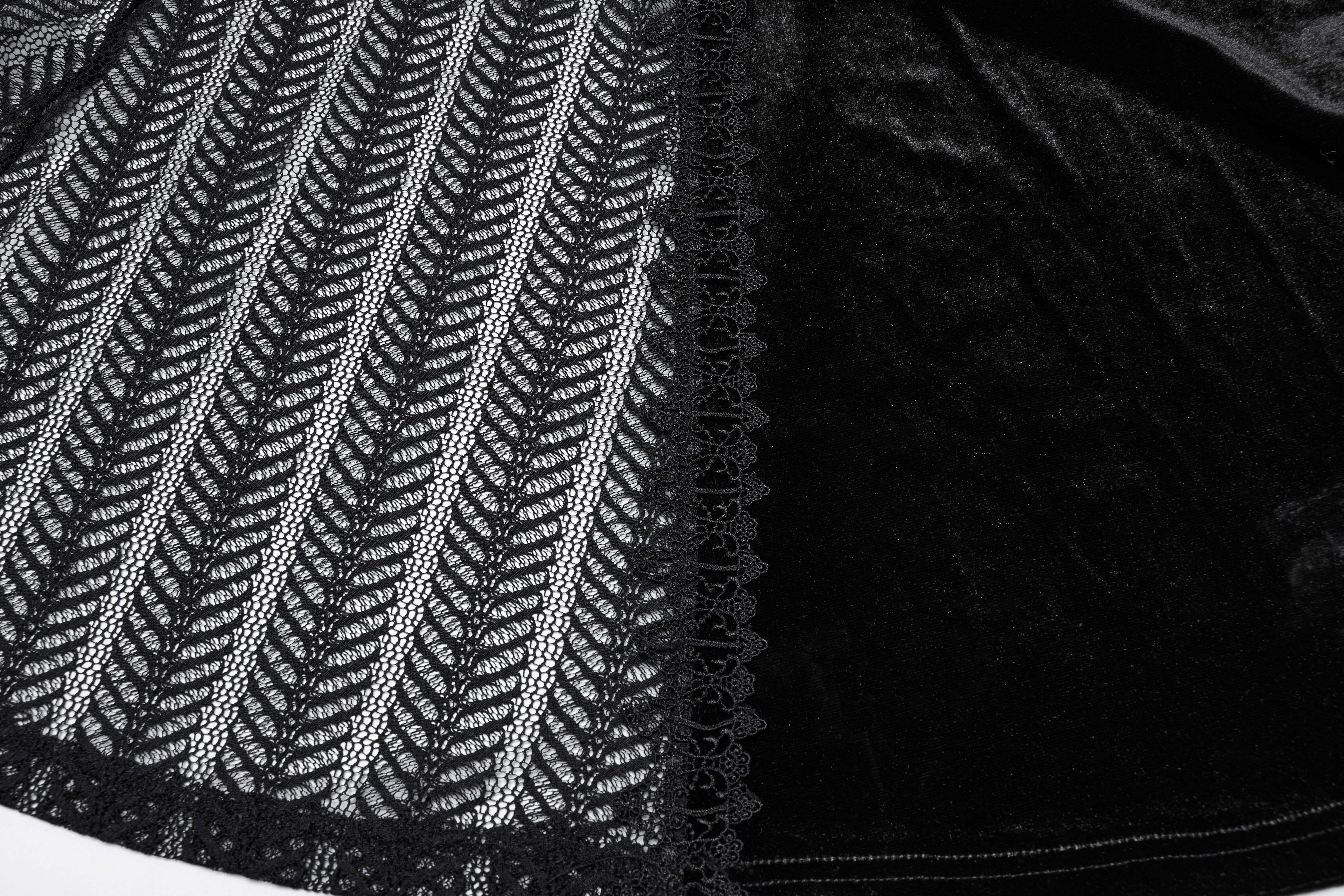 Punk Rave Nera Goth Dynamic Skirt