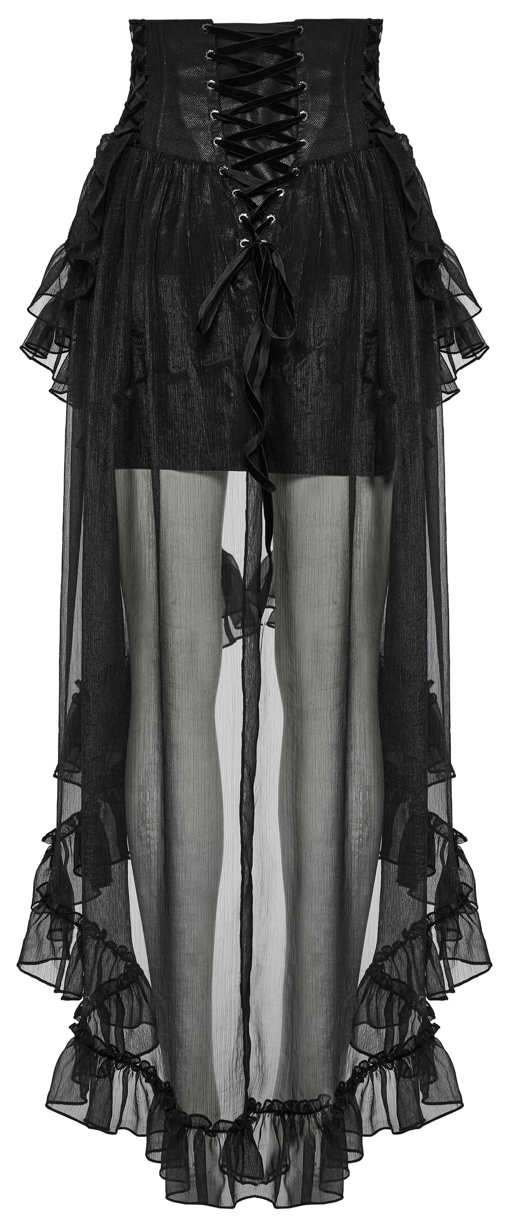 Punk Rave Dila Romantic Chiffon Skirt