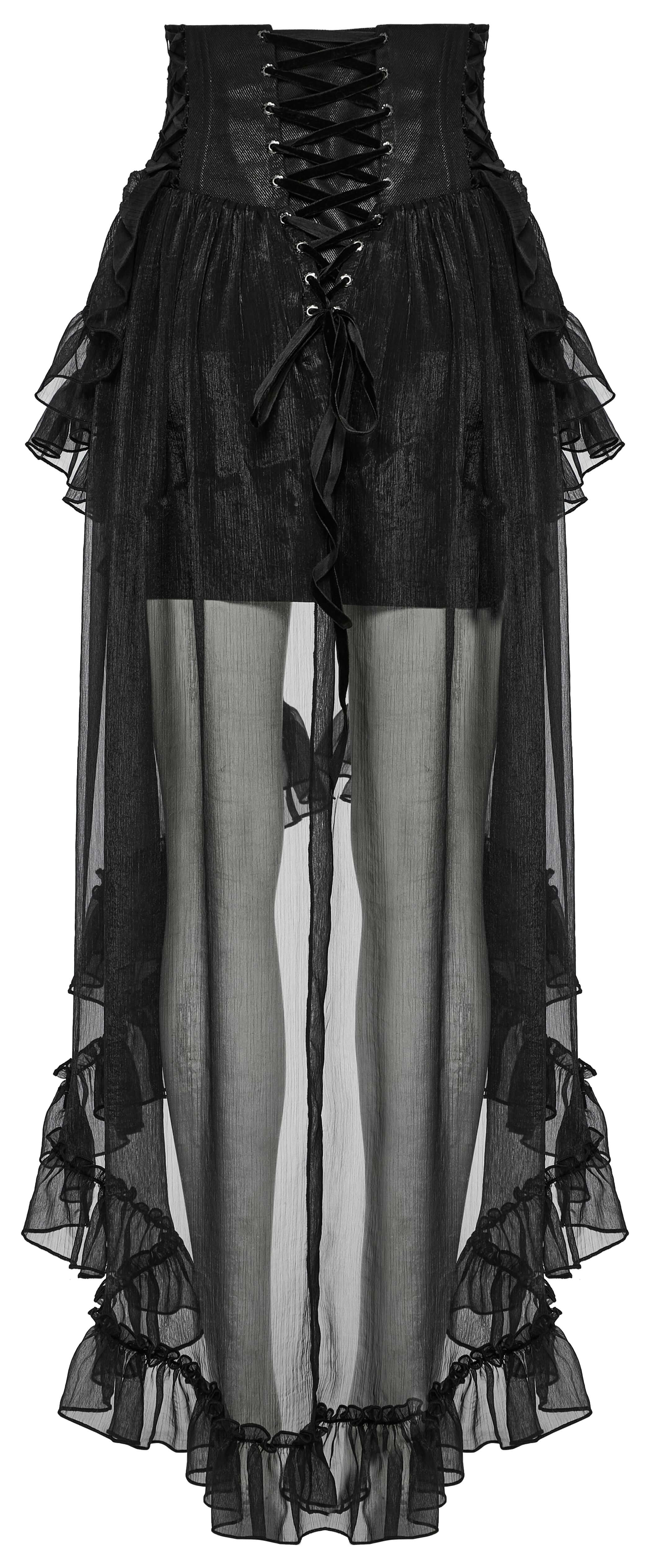 Punk Rave Dila Romantic Chiffon Skirt