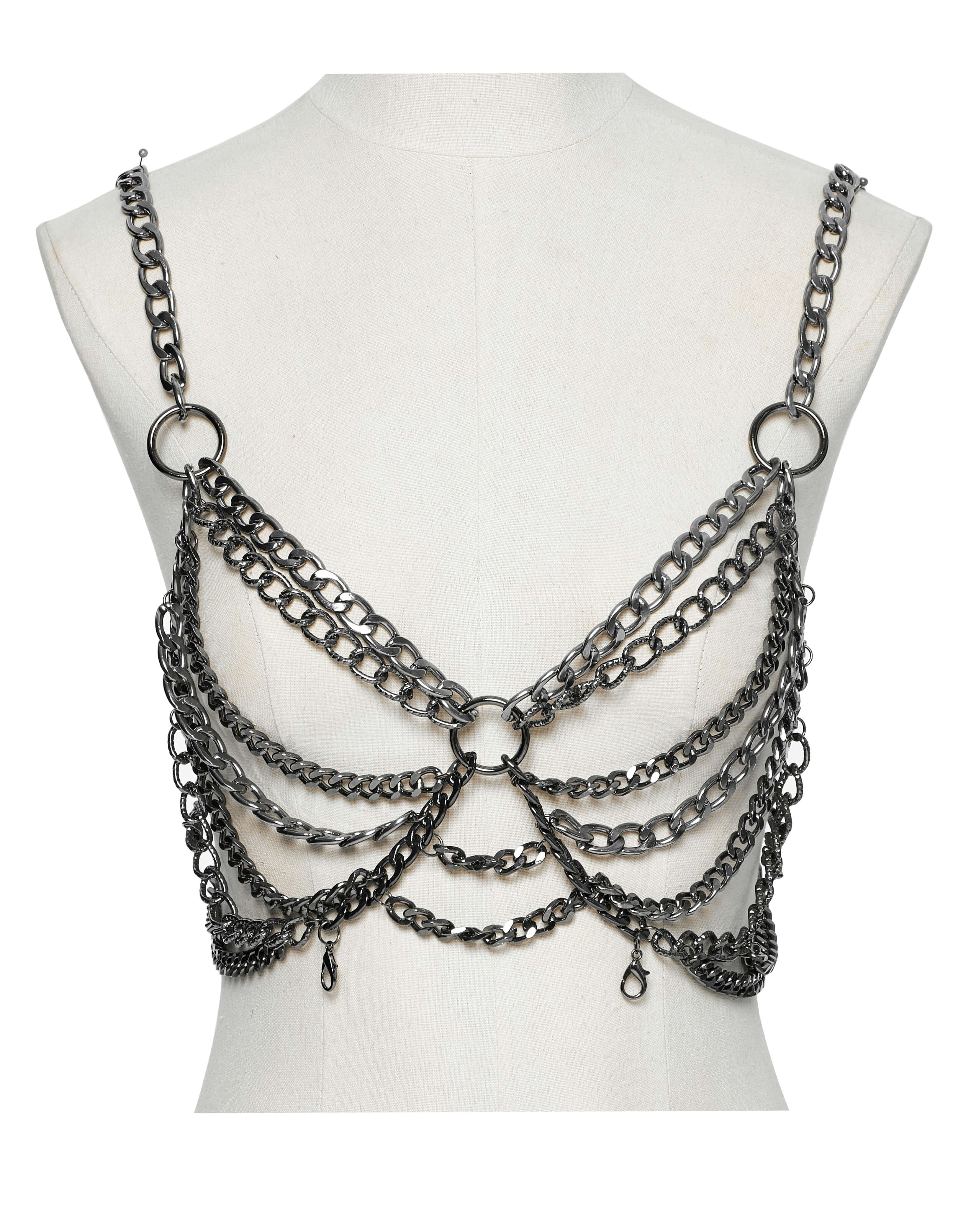 Punk Rave Anslie Metal Chain Dress