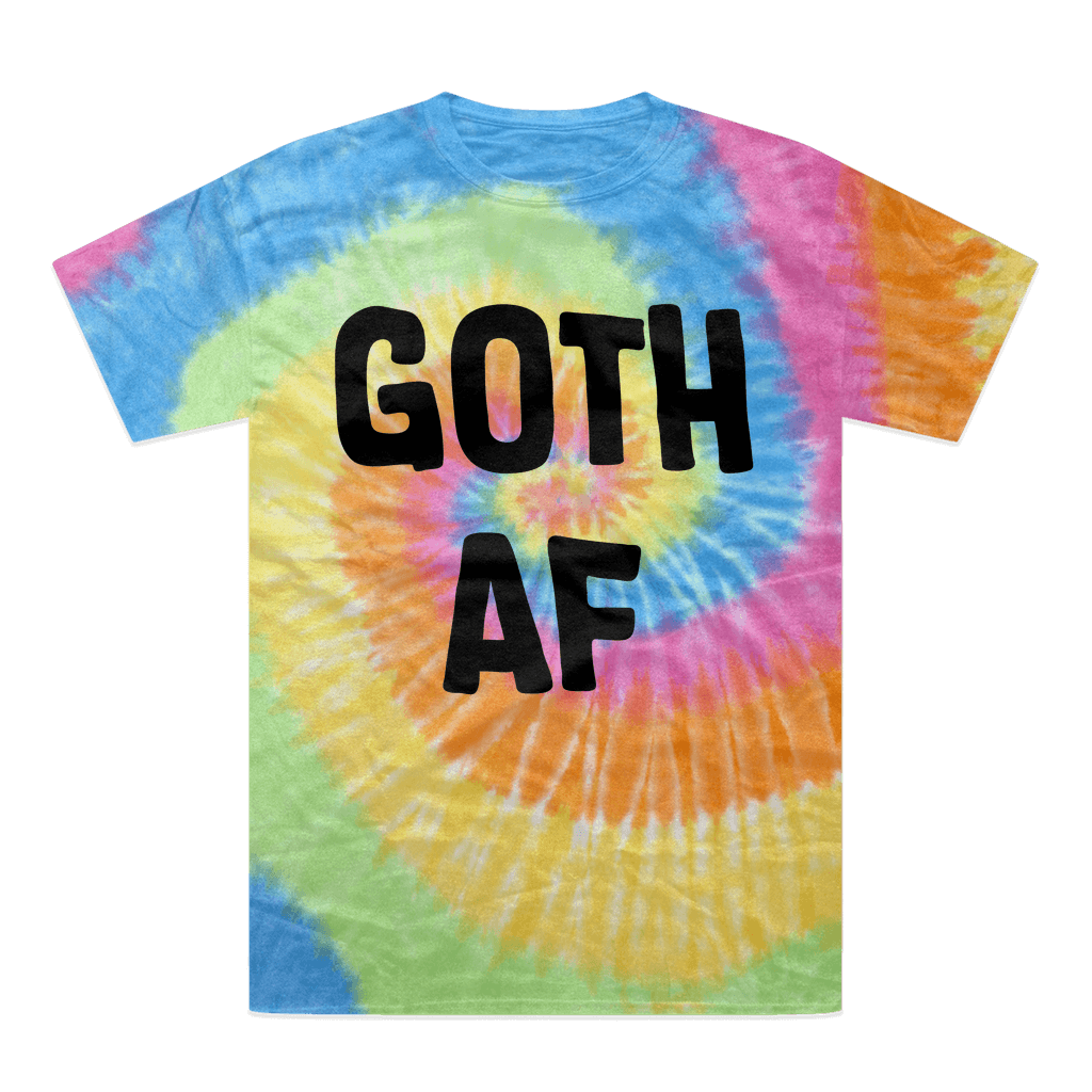 Goth AF Tie-Dye T-Shirt Eternity Unisex