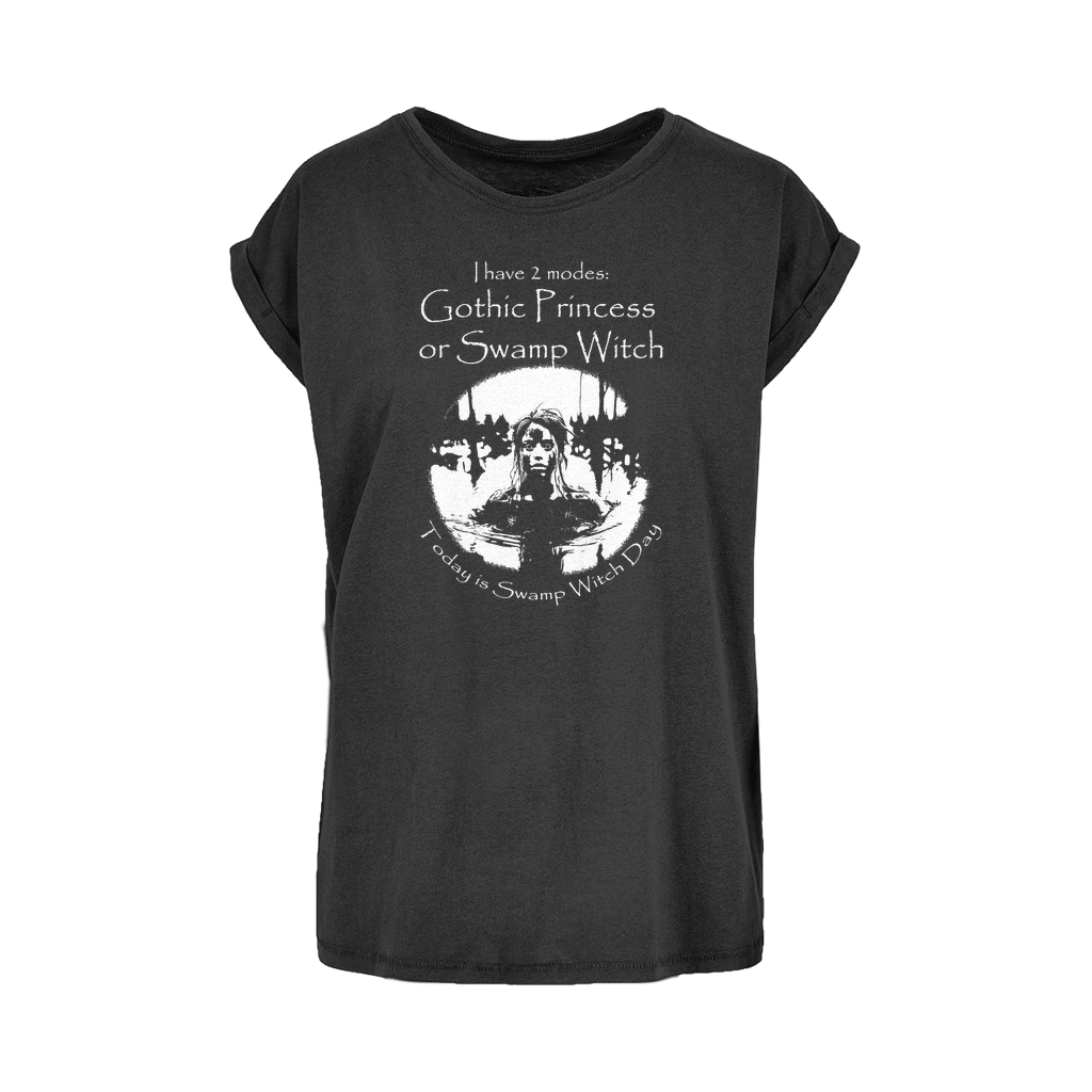 Swamp Witch Women's Extended Shoulder T-Shirt XS-5XL Black Womens
