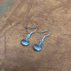 Chinese Fu Charm Drop Earrings