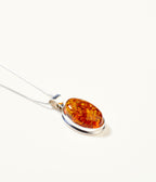 Cognac Amber Sol Pendant