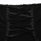 Punk Rave – Belladonna Goth Rose Fishtail Skirt