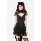 Dark in Love Thornspell Gothic Layered Lace Overskirt
