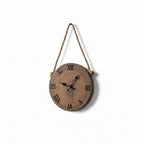 Wall Clock with Hanging Rope | Luxury Rustic Home Decor