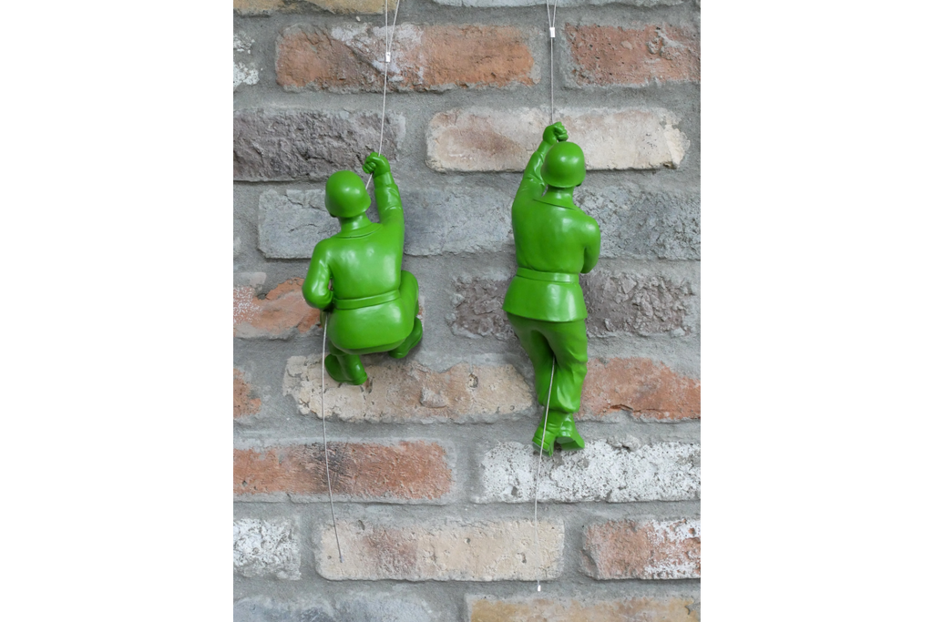 Set Of 2 Hanging Toy Soldiers