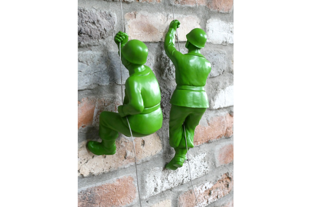 Set Of 2 Hanging Toy Soldiers