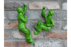 Set Of 2 Hanging Toy Soldiers