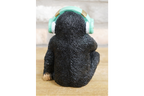 Monkey With Headphones