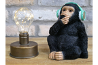 Monkey With Headphones