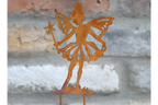 Set Of 6 Rusty Mini Stakes