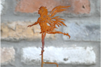Set Of 6 Rusty Mini Stakes