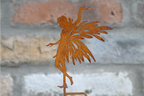 Set Of 6 Rusty Mini Stakes