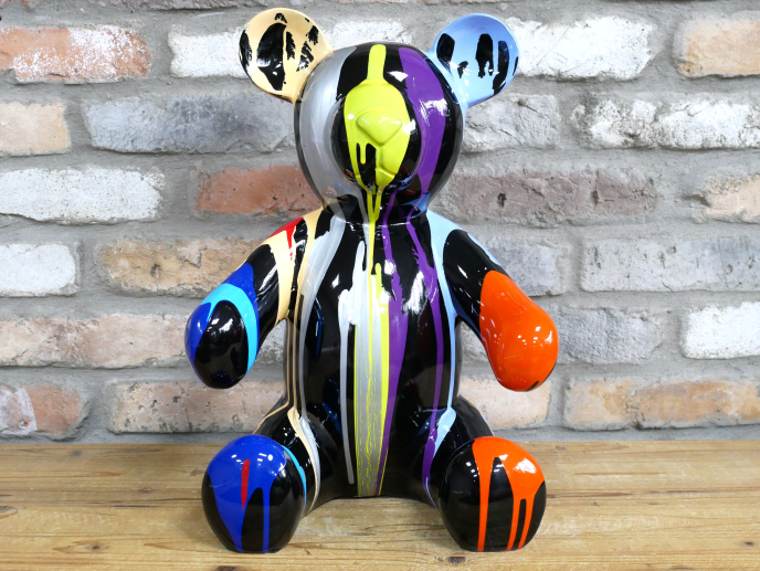 Multi Colour Teddy Bear