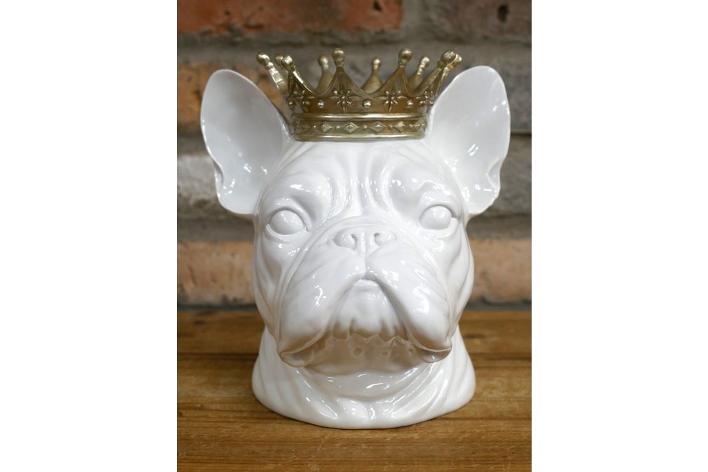 Frenchie With Crown