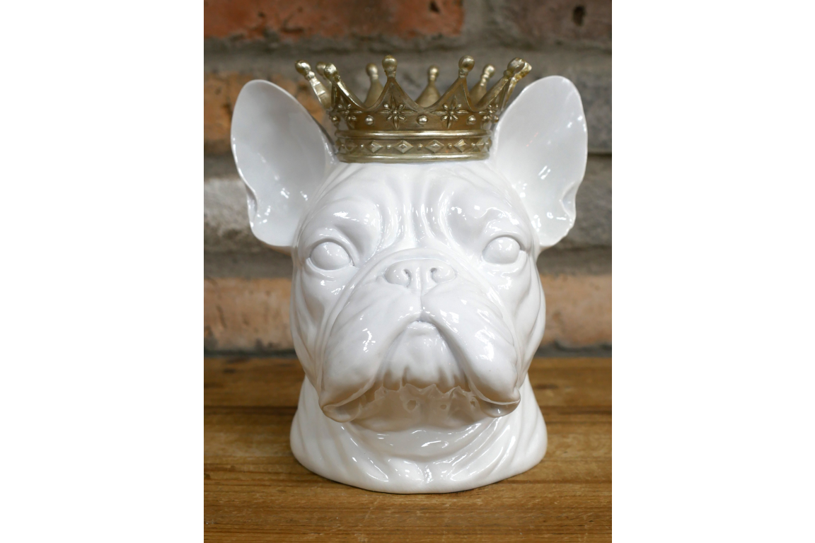 Frenchie With Crown