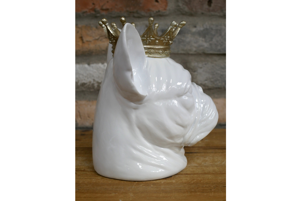 Frenchie With Crown