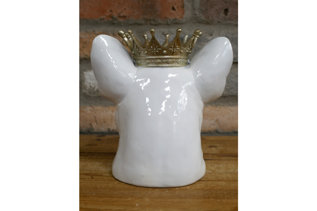 Frenchie With Crown