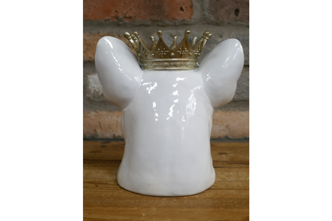 Frenchie With Crown