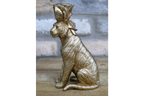 Sitting Tiger Candle Holder