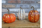 Set Of 3 Light Up Pumpkins
