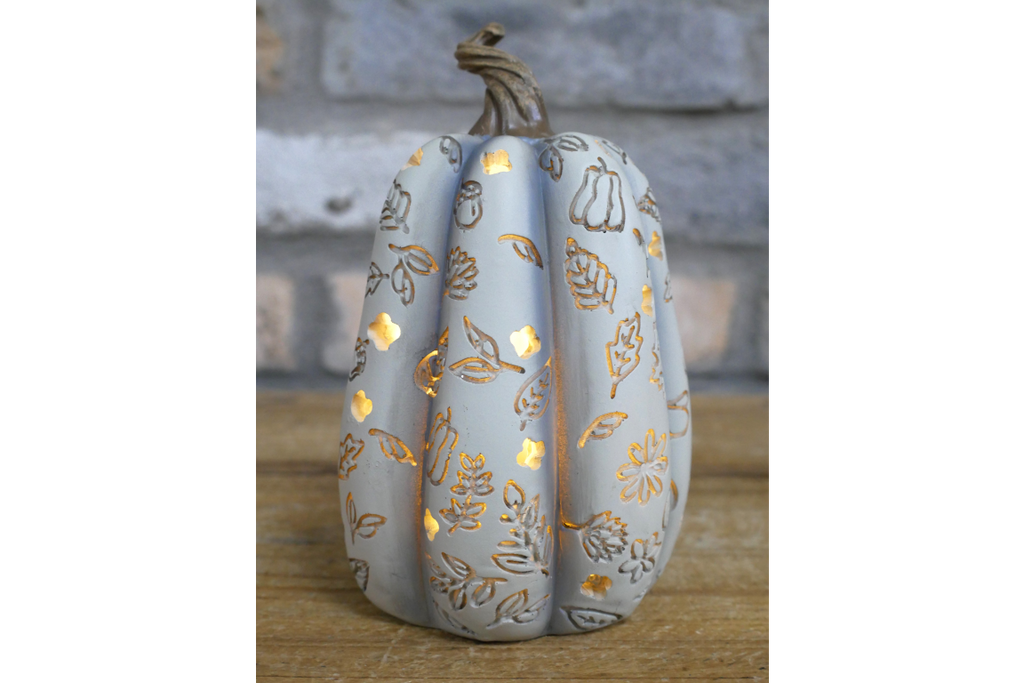 Set Of 3 Light Up Pumpkins