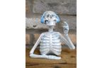 Skeleton With Headphones - (Blue)