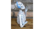 Skeleton With Headphones - (Blue)