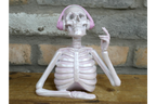 Skeleton With Headphones (Pink)