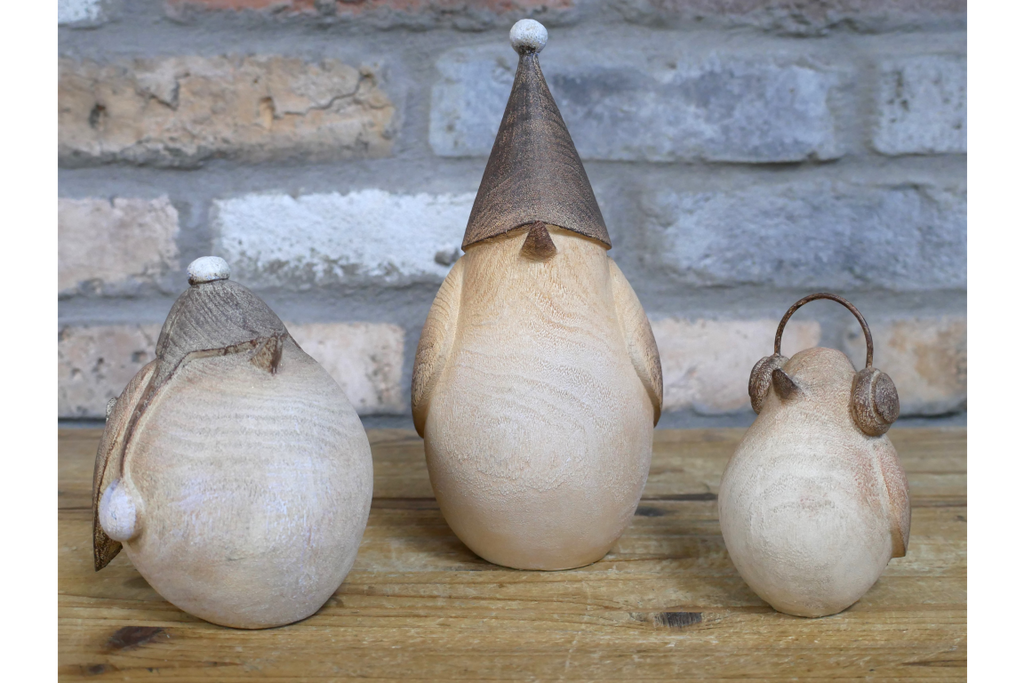 Set Of 3 Winter Birds
