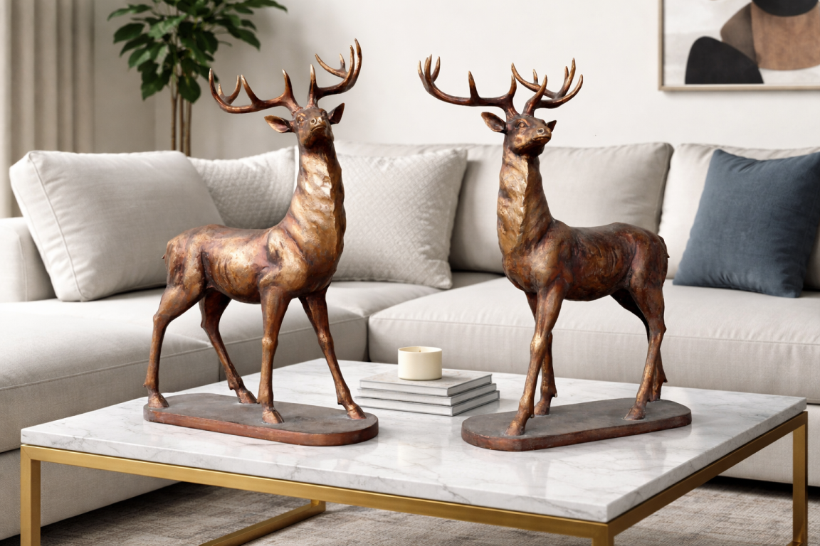 Set Of 2 Stags