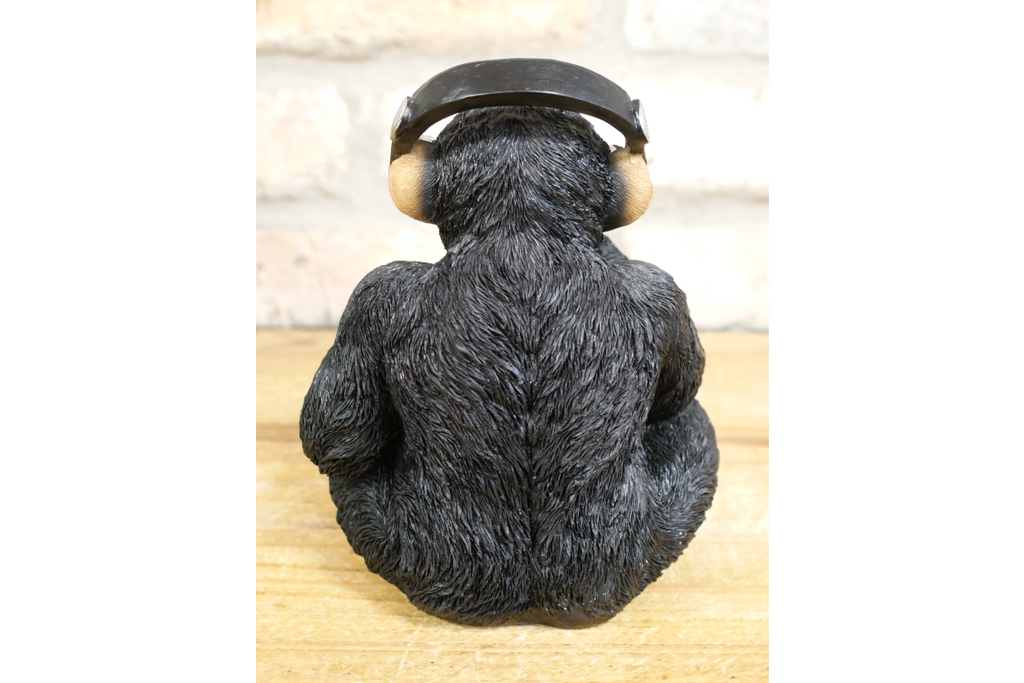 Monkey With Headphones