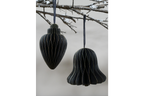 Set Of 4 Decorations (15cm) - Black