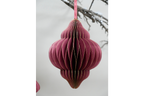 Set Of 4 Decorations (15cm) - Red