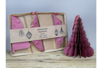 Set Of 4 Decorations (15cm) - Red