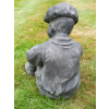 Boy Sat With Football