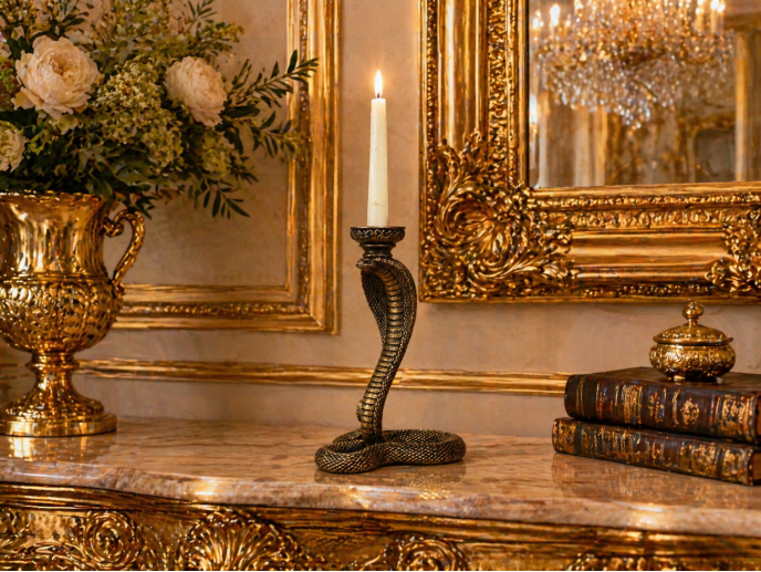Cobra Candle Holder