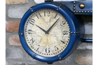Shelf With Clock & Hooks