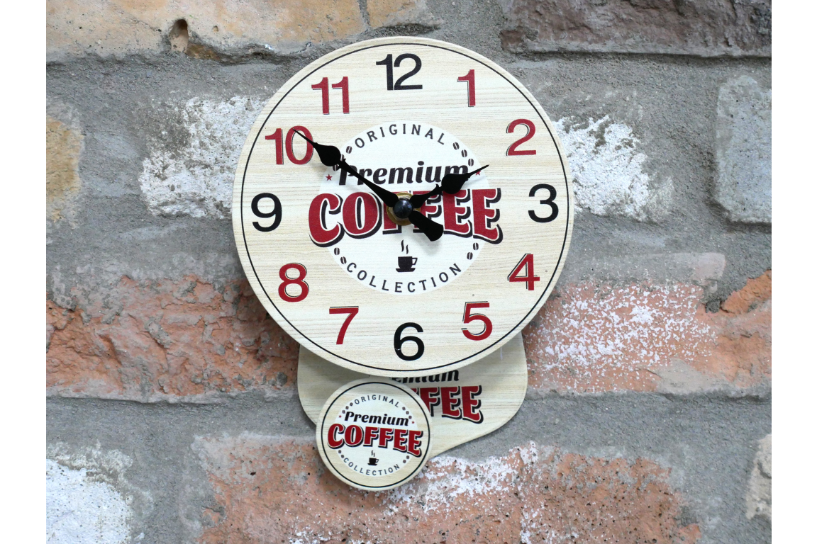Coffee Pendulum Clock