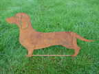 Rusty Sausage Dog Stake