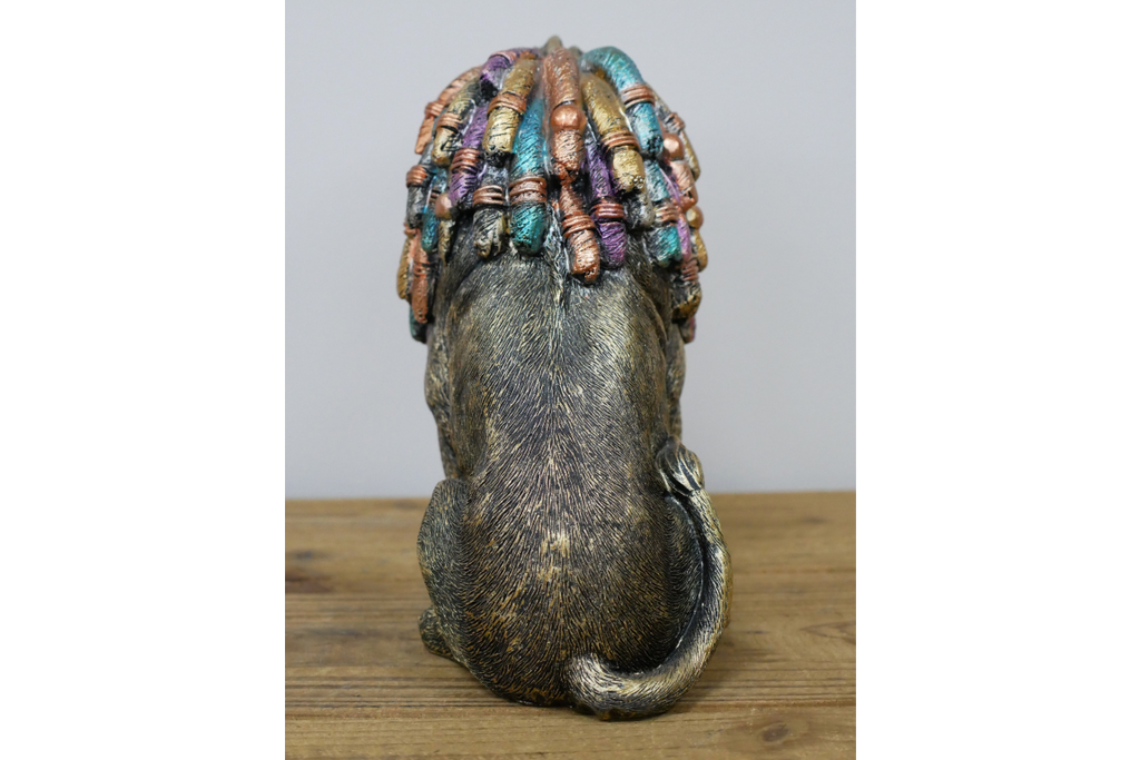 Dreadlocks Lion - Gold